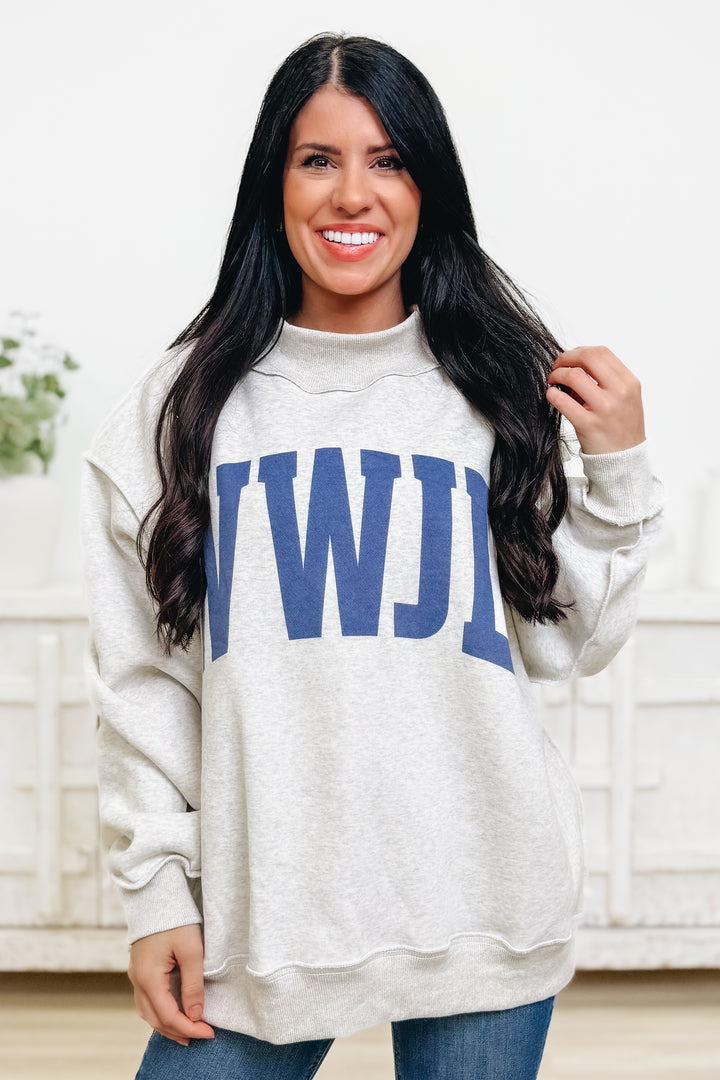 WWJD & Amen Reversible Sweatshirt