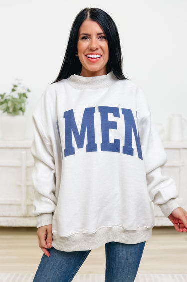 WWJD & Amen Reversible Sweatshirt