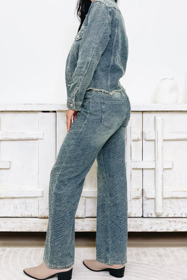 Born To Shine By Mica - Embellished Wide Leg Jeans