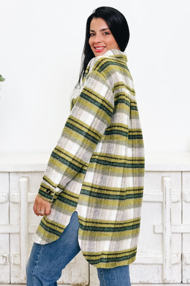 Fall Dreamin Plaid Coat - 2 Colors!