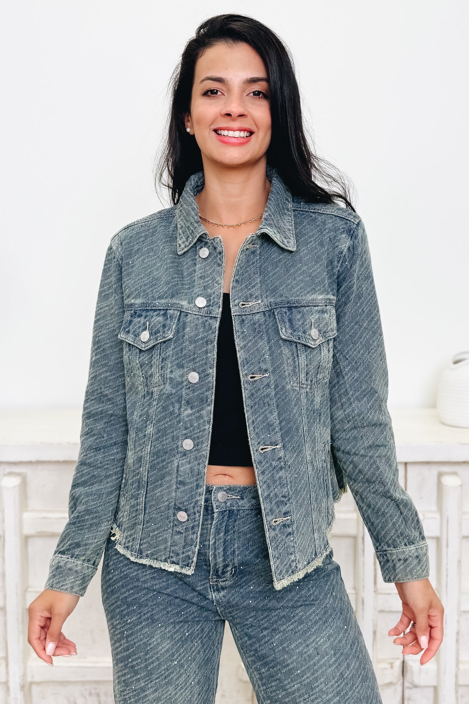 Born To Shine Embellished Vintage Jacket