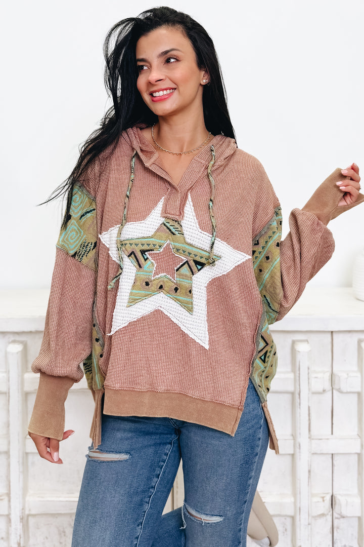 The Star Inside You Hoodie - Tan