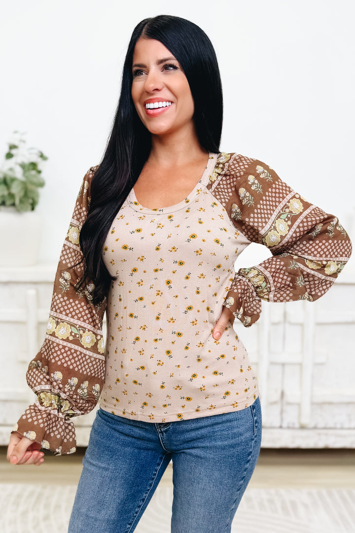 Spring Whisper Floral Top