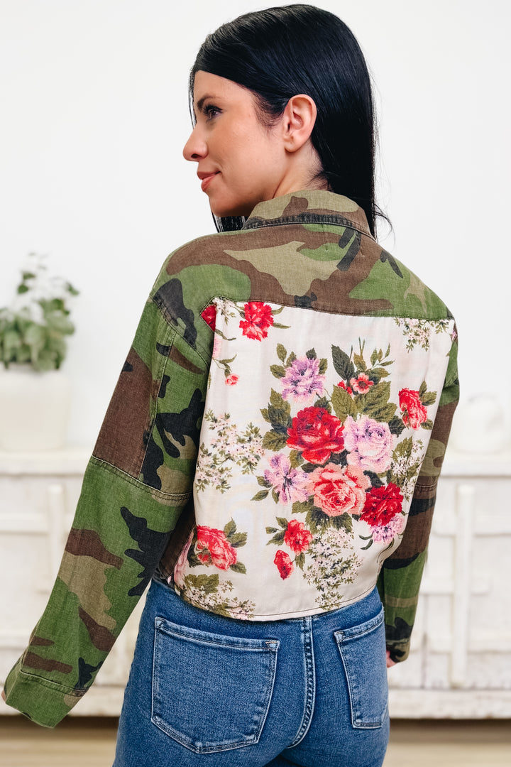 Hidden Floral Shacket