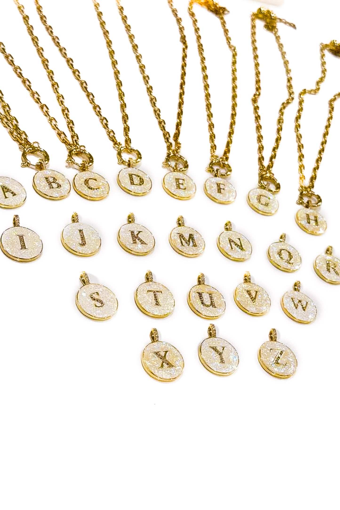 Who's That Girl Initial Necklace - Gold