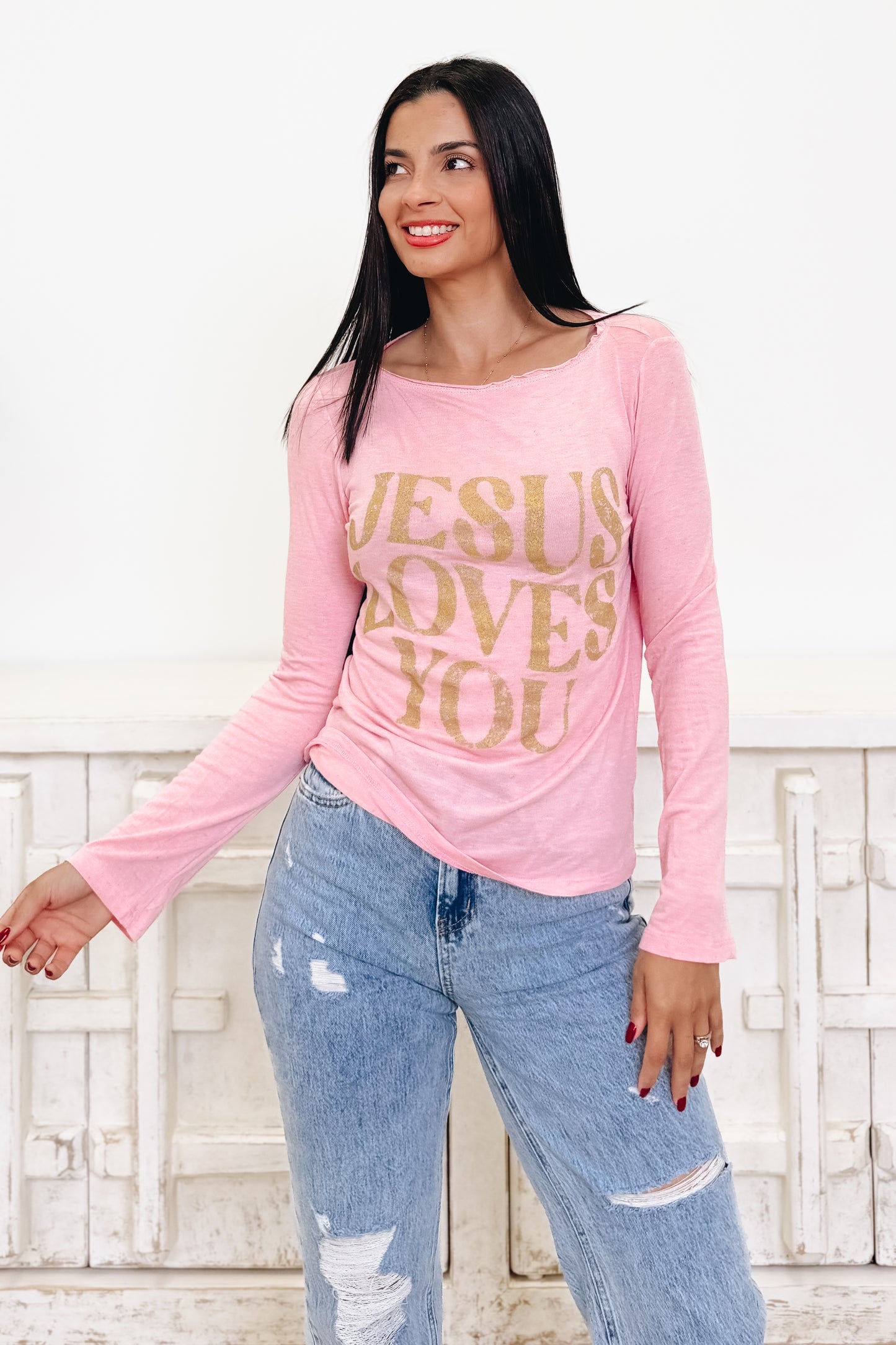 Jesus Loves You Graphic Tee- 3 Colors!