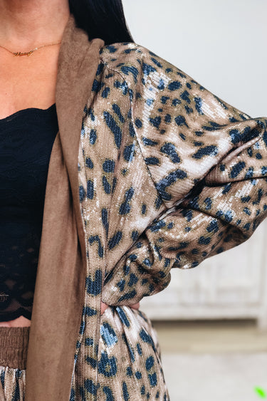 Roam Free Leopard Duster Jacket