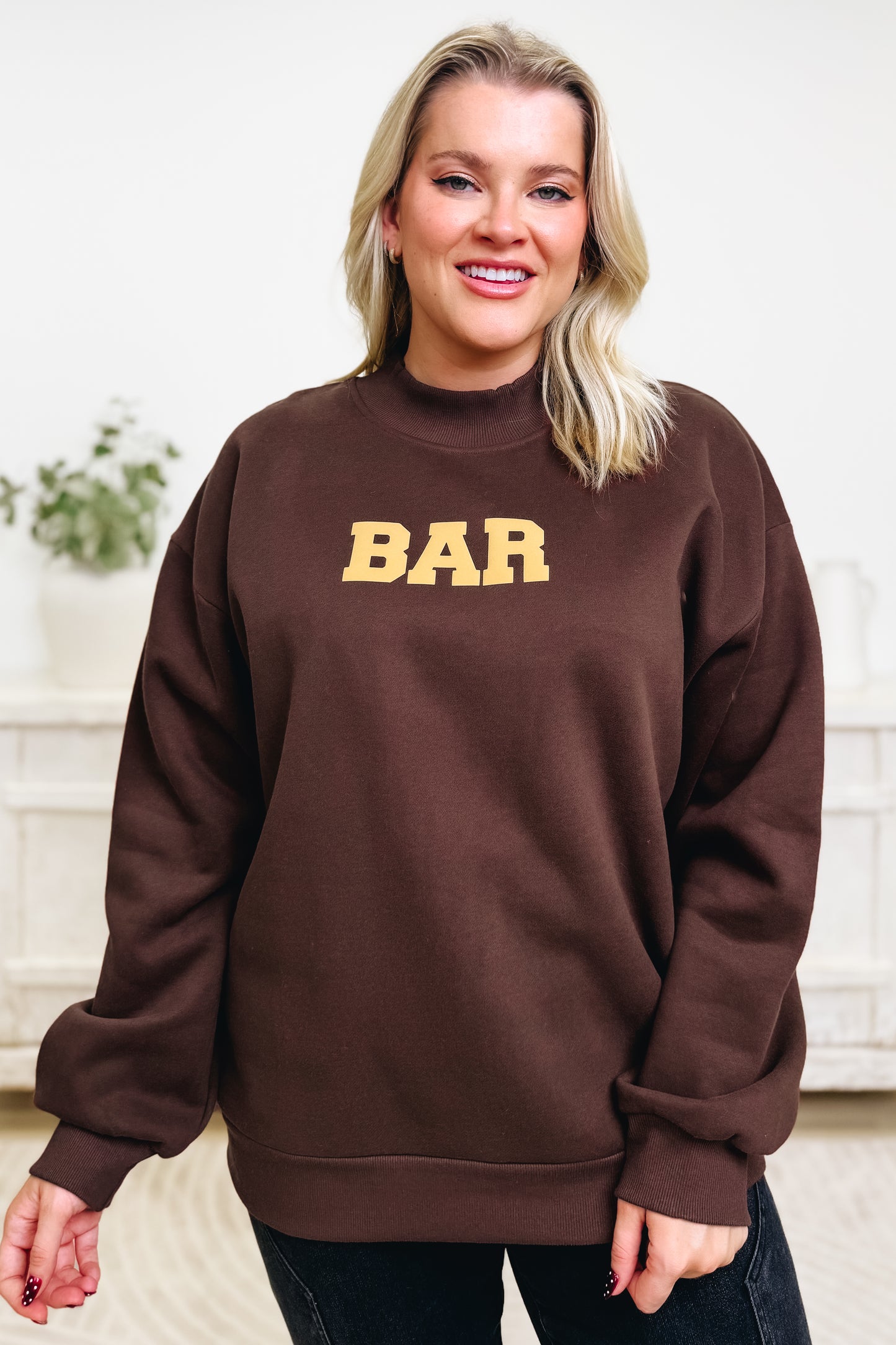 The BAR Essential Sweatshirt - Espresso Truffle