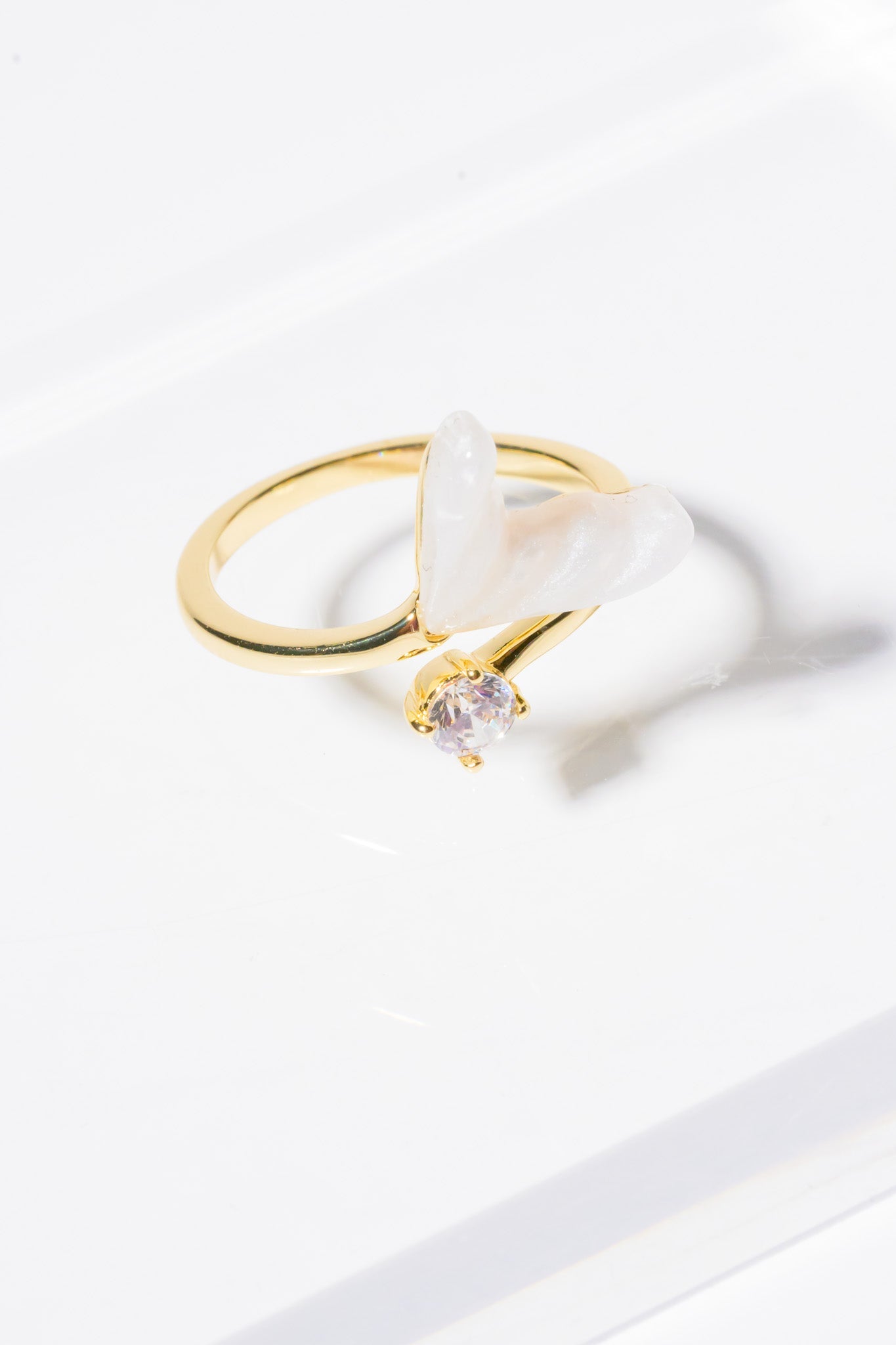 Delphine Ring - Gold Opal