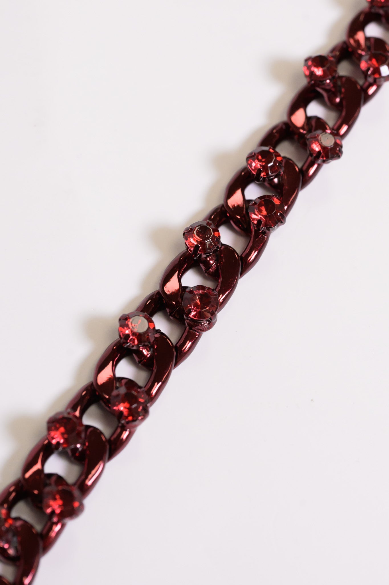 The Glitz Bracelet - Metallic Merlot
