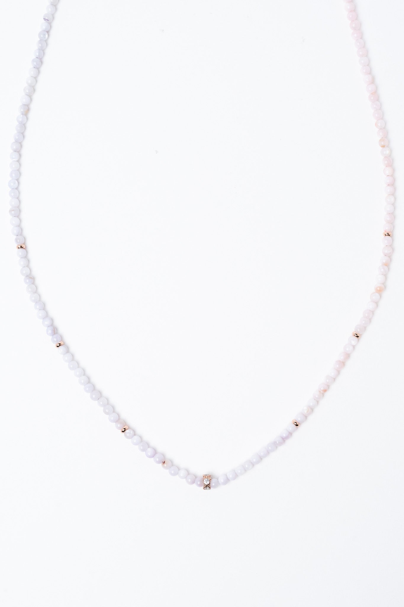 Sunrise Bay Necklace - Ombre Sunset Rose Gold