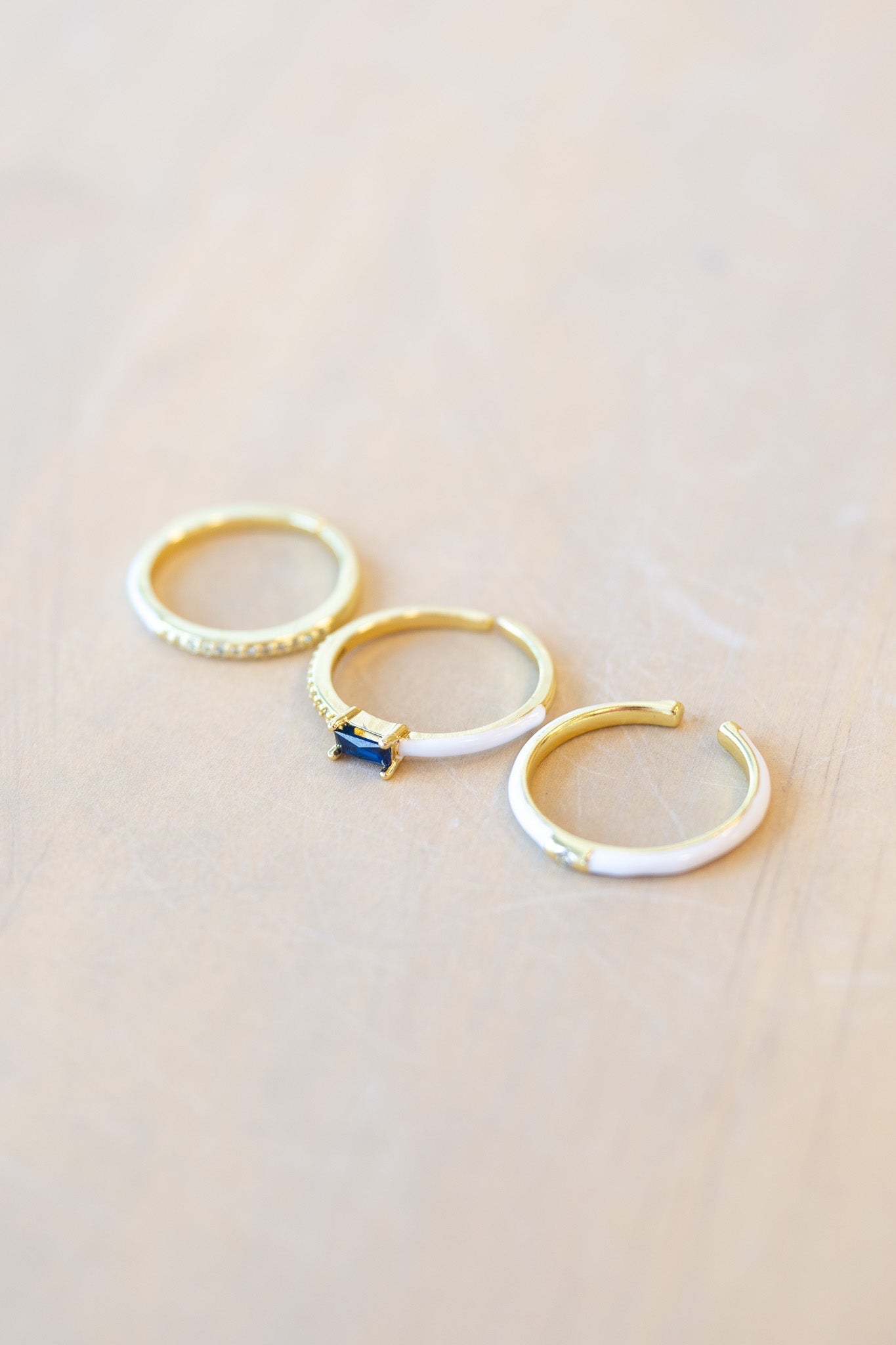 Cyndi Ring Set Of 3 - Multiple Colors!