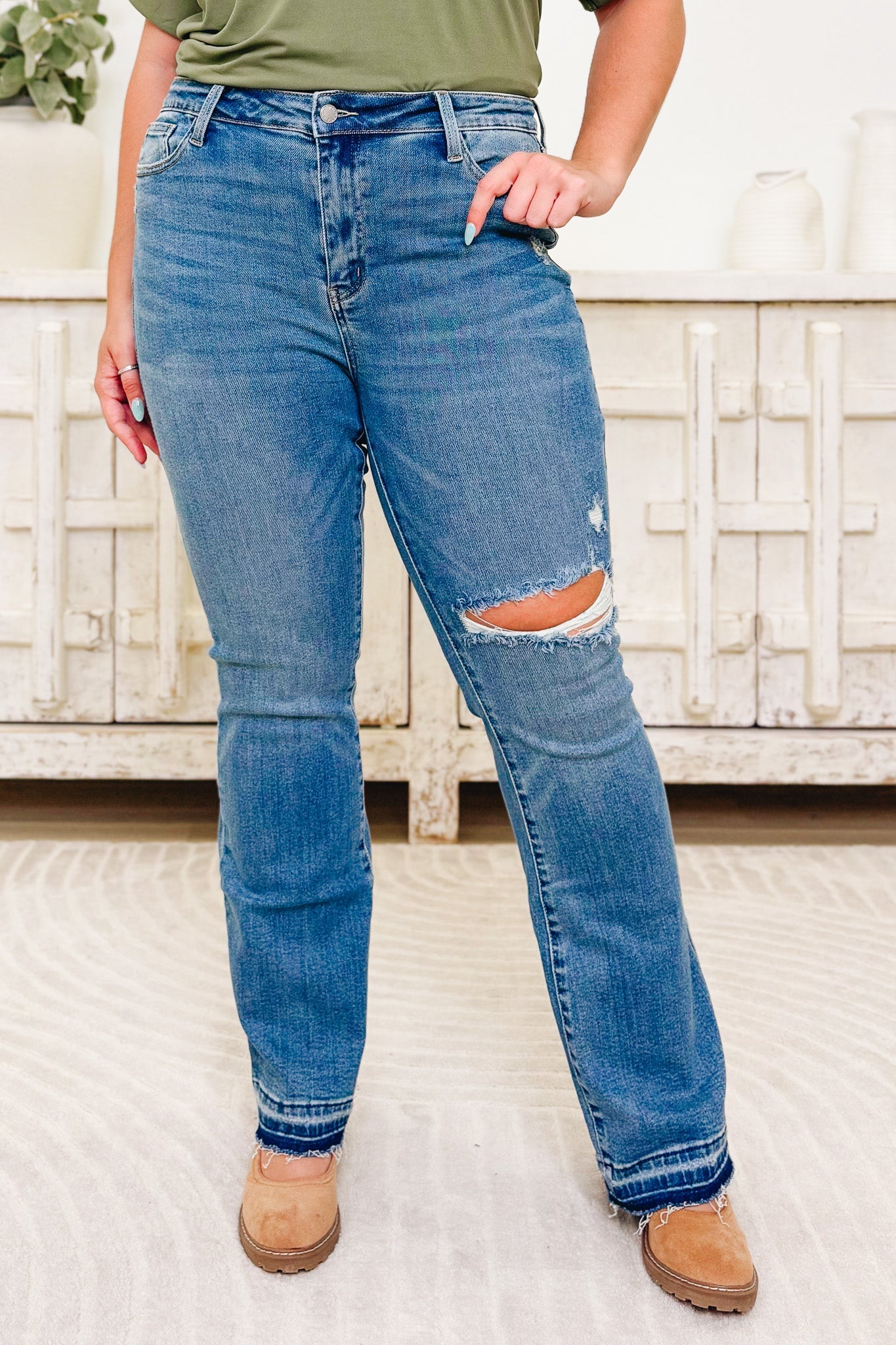 Apple Bottom Bootcut Jeans by Judy Blue