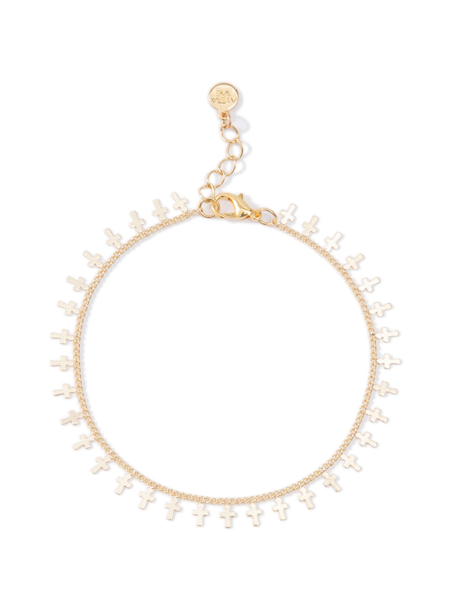 Every Little Thought Anklet - Metallic Moonlight