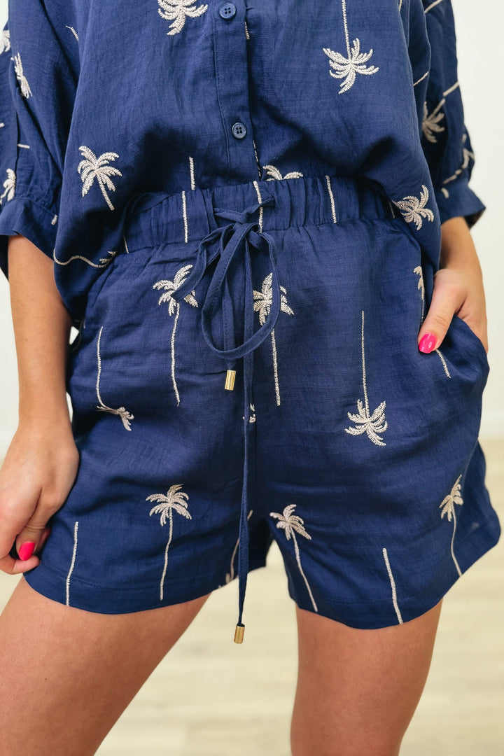 Palm Trees In The Breeze Shorts - 2 Colors!