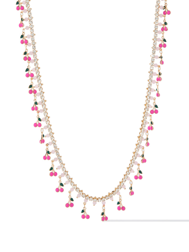 Cherry Blossom Necklace - Pink