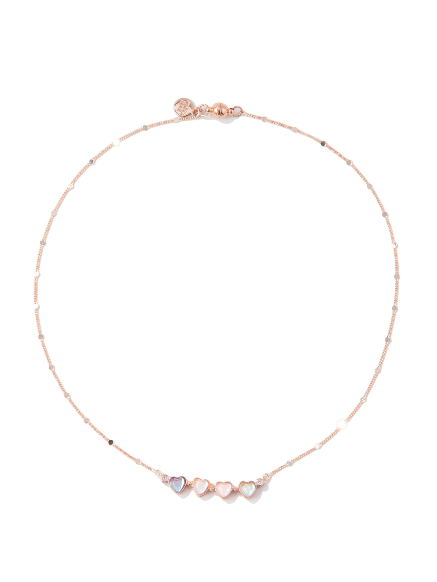 Magnetic Love Necklace - Light Rose Gold