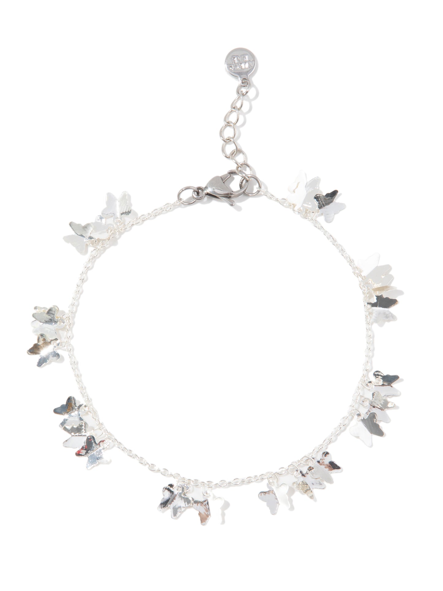 Amara Anklet - Liquid Metallic Pearl White