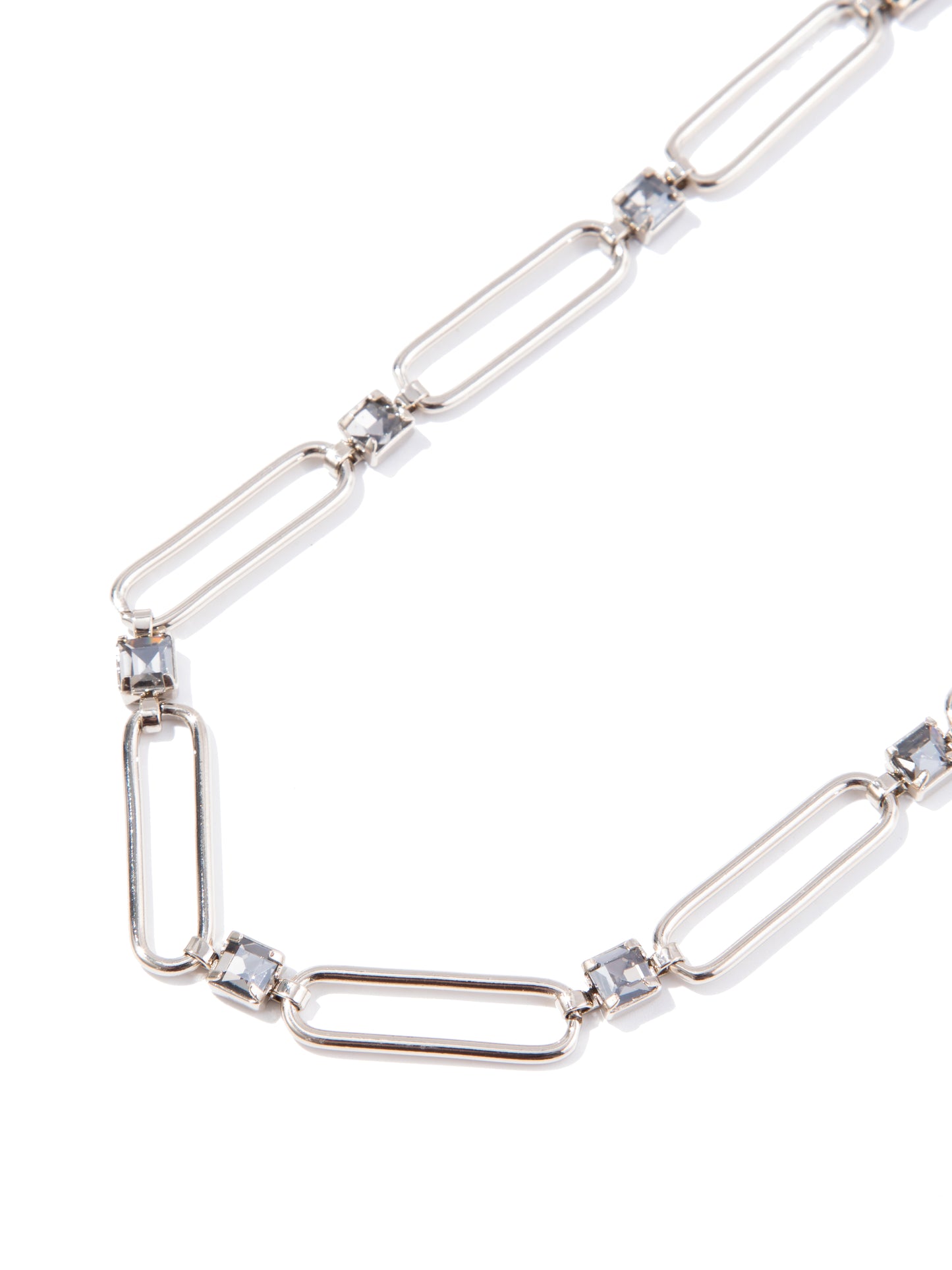Mallie Necklace - Metallic Linen