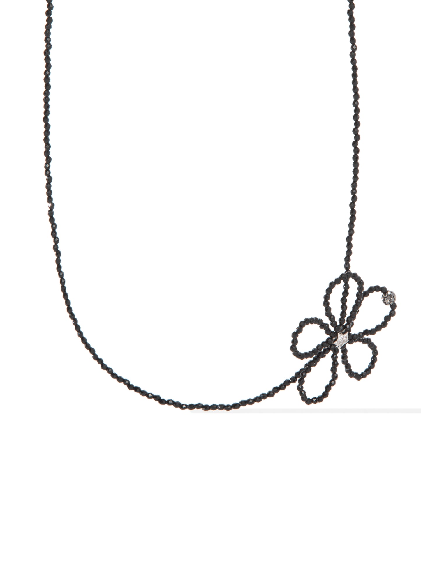 Summer Daisy Necklace - Black