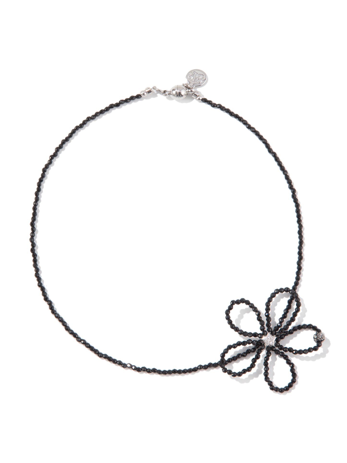 Summer Daisy Necklace - Black