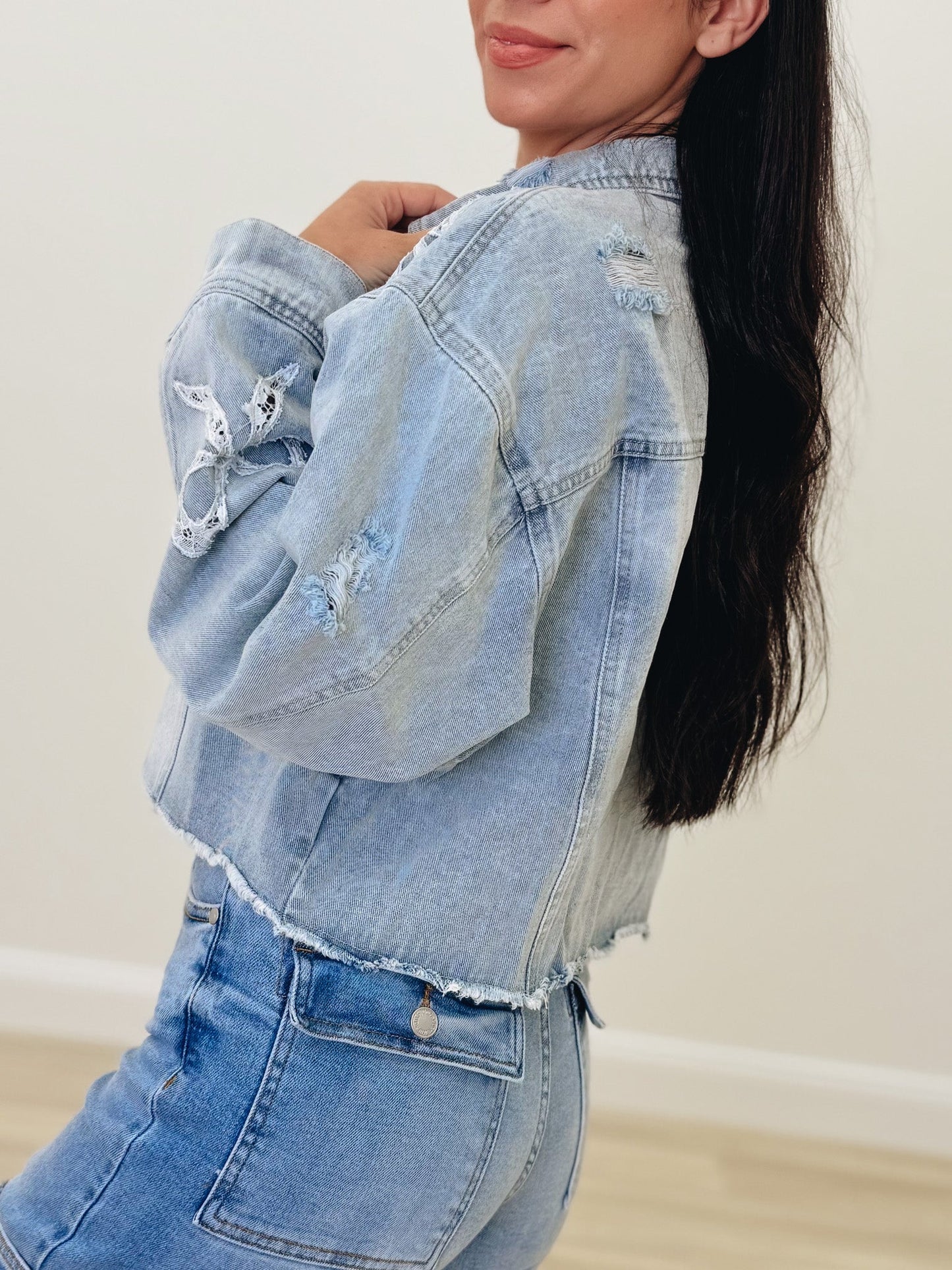 Laser Focus Denim Jacket