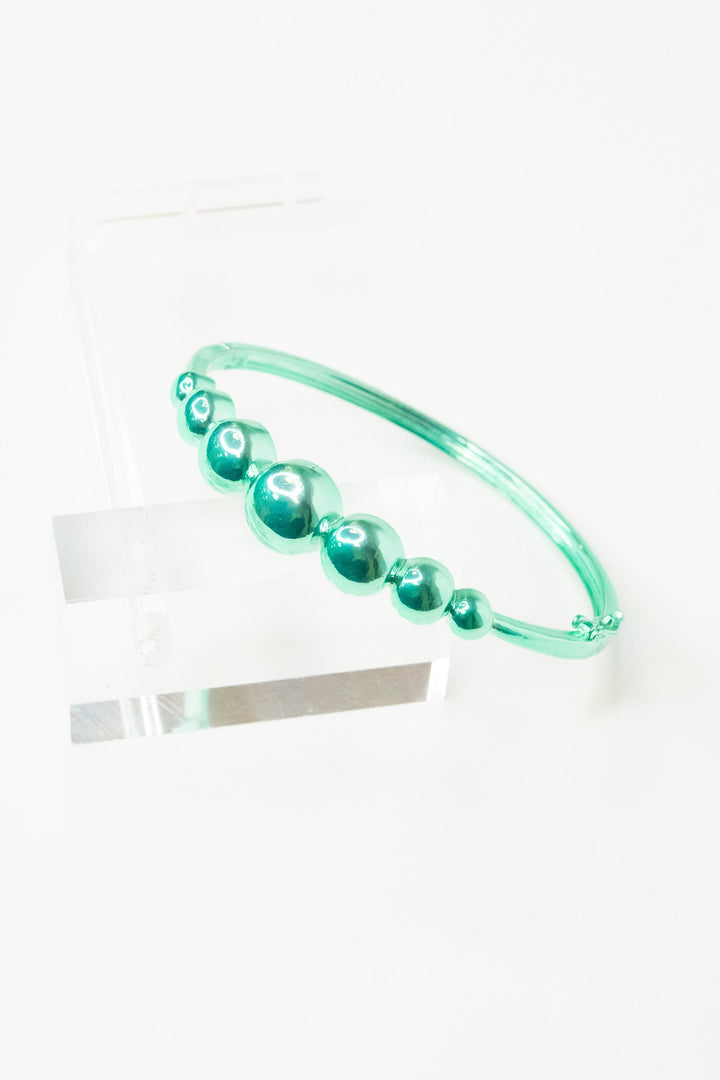 Gigi Bracelet - Metallic Aquamarine