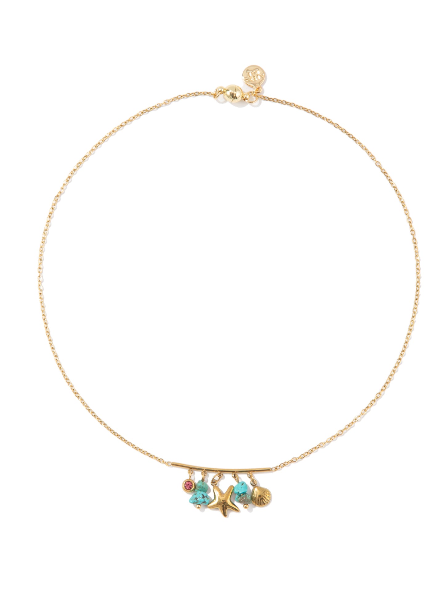 San Marino Charm Necklace - Gold