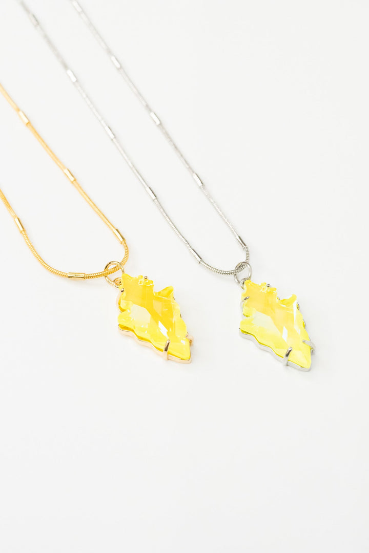 Cali Girls Necklace - Neon Yellow