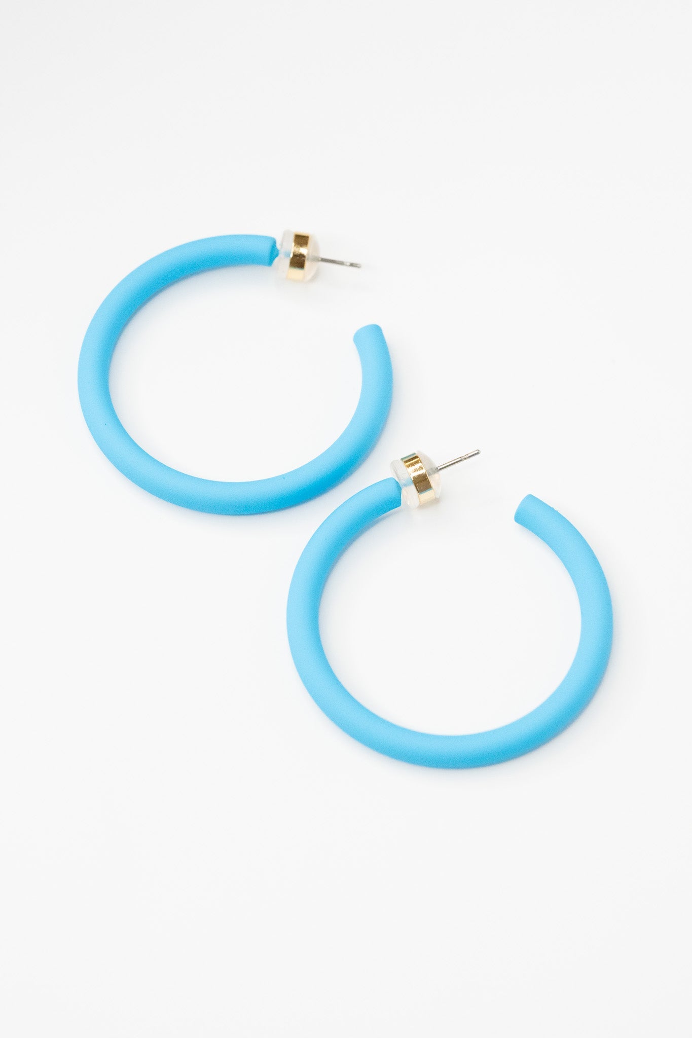 Josefina Earrings Small - Matte Sky Blue