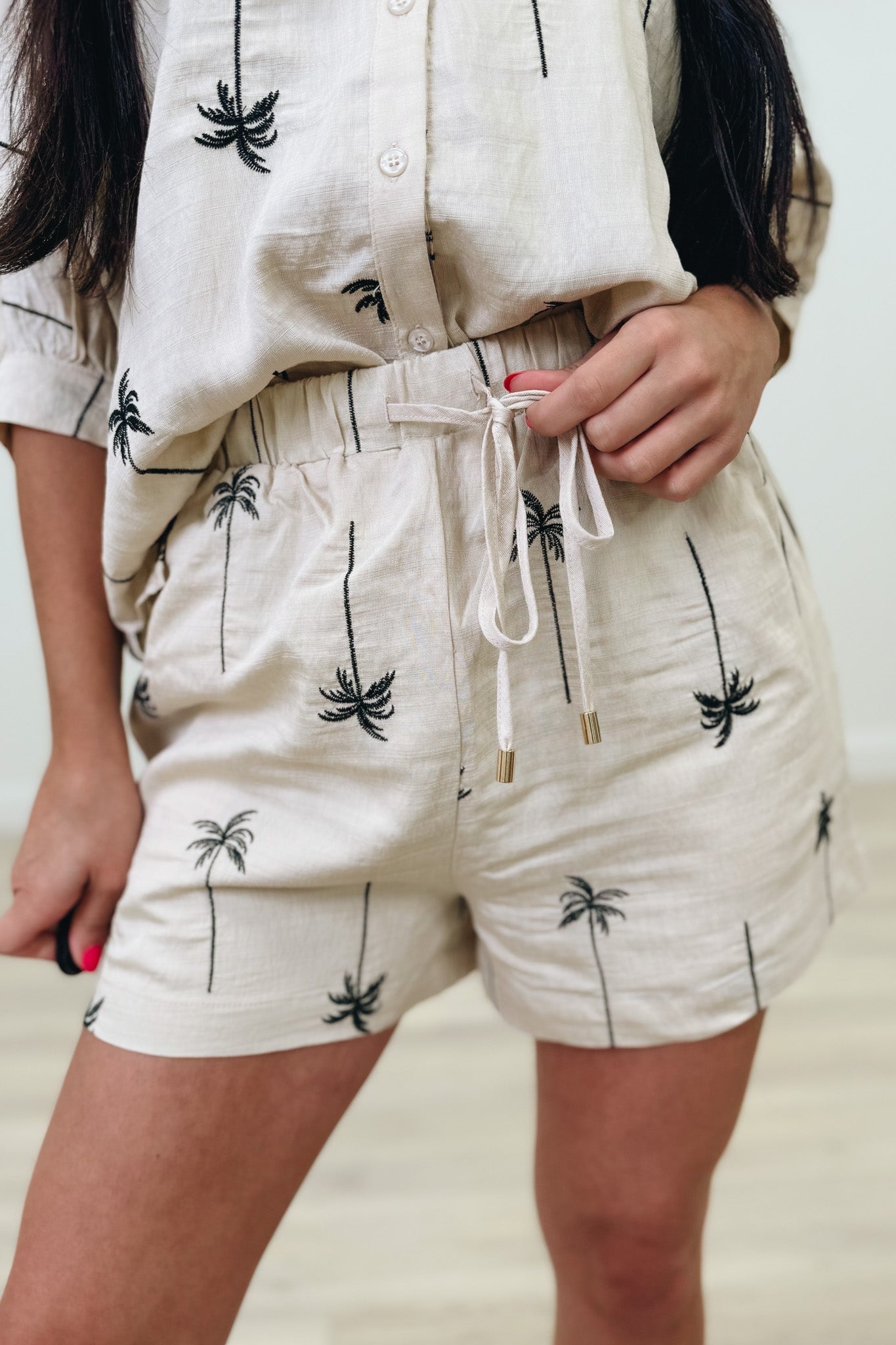 Palm Trees In The Breeze Shorts - 2 Colors!