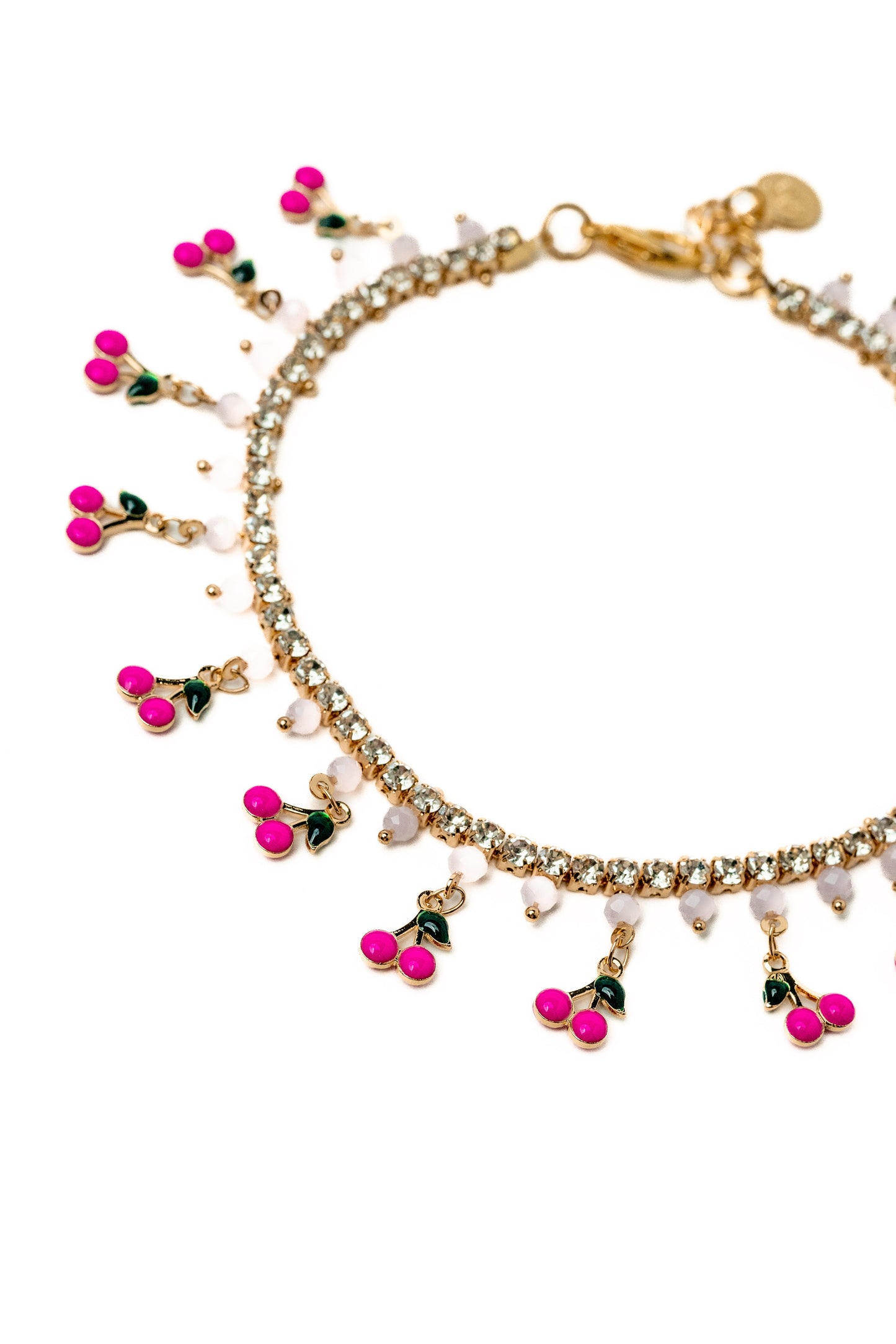 Cherry Blossom Anklet - BAR Babe Pink