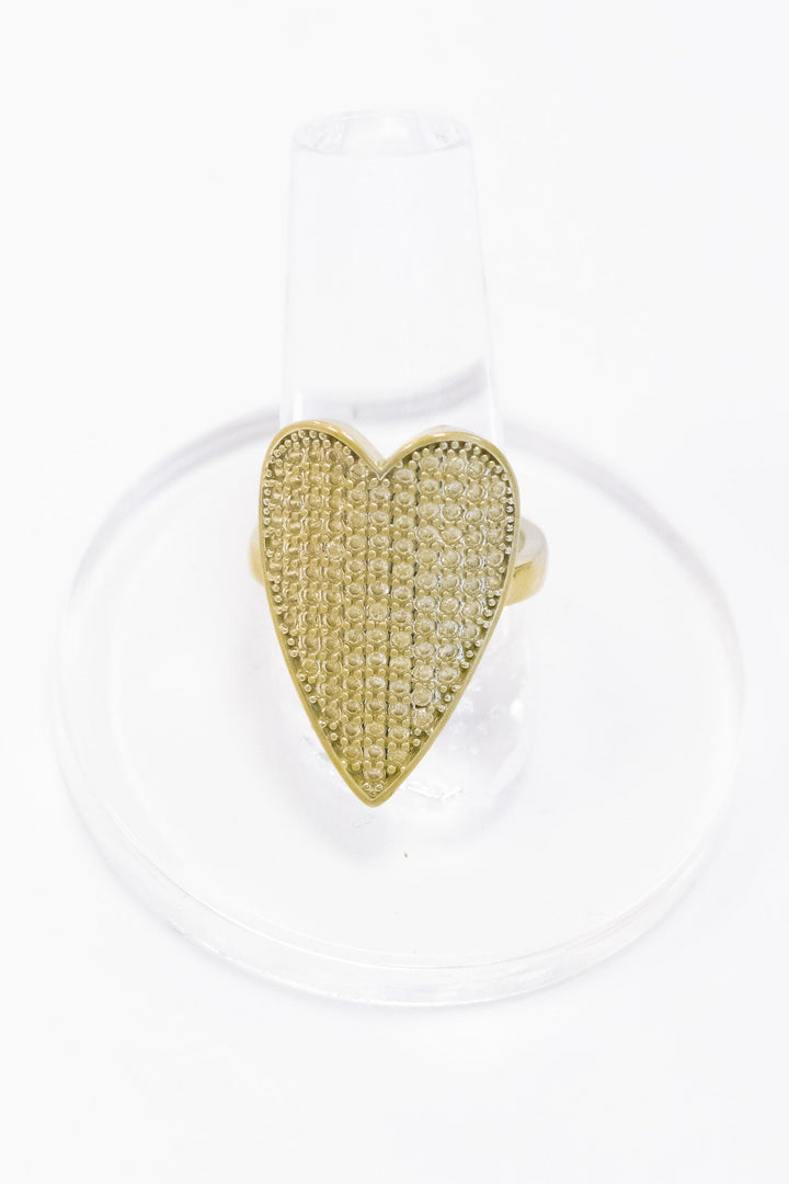 Priscilla Ring - Metallic Matcha