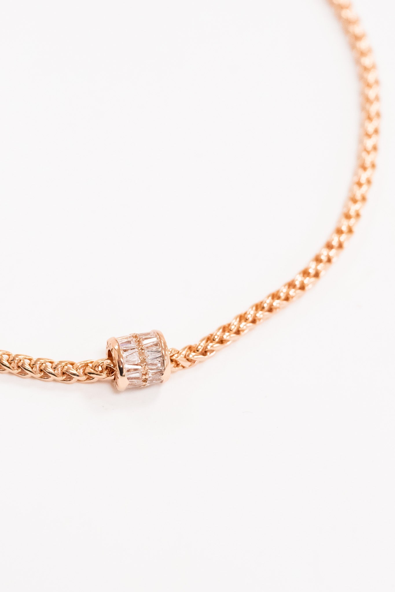 Just Fine Necklace - Rose Gold