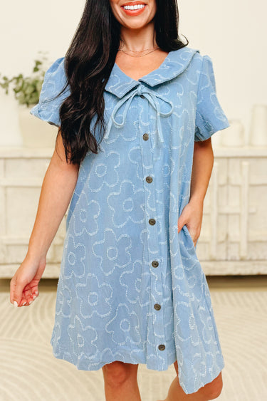 Wonders Of Your Love Denim Mini Dress
