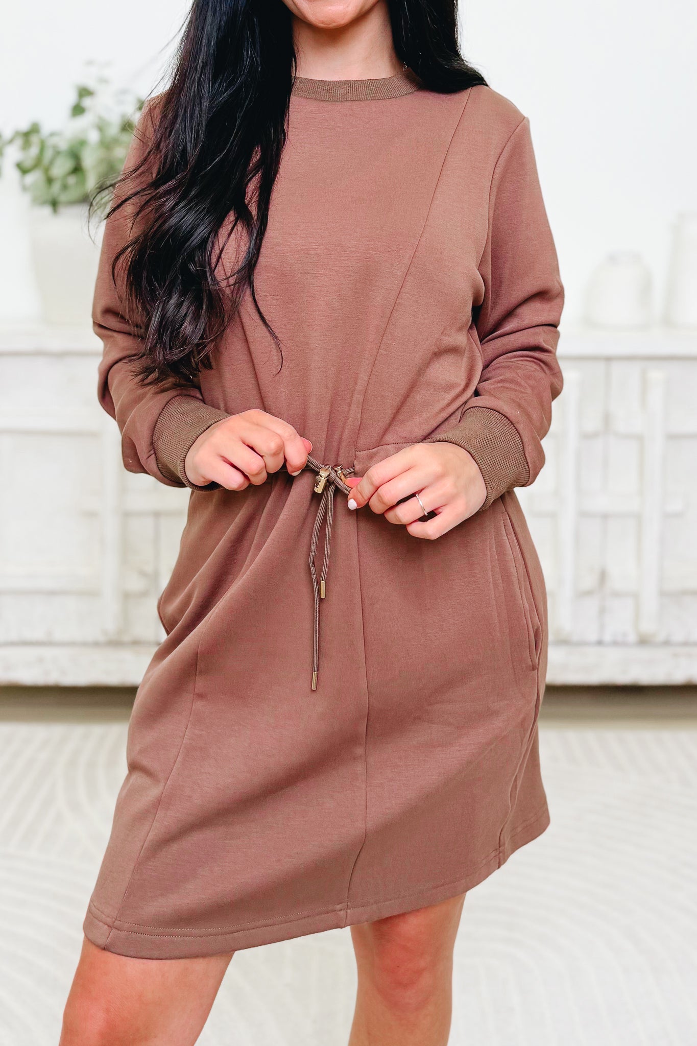 Pleasures All Mine Mini Dress - 2 Colors!
