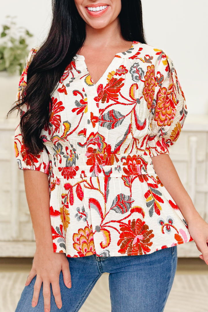 Establish Your Journey Floral Top