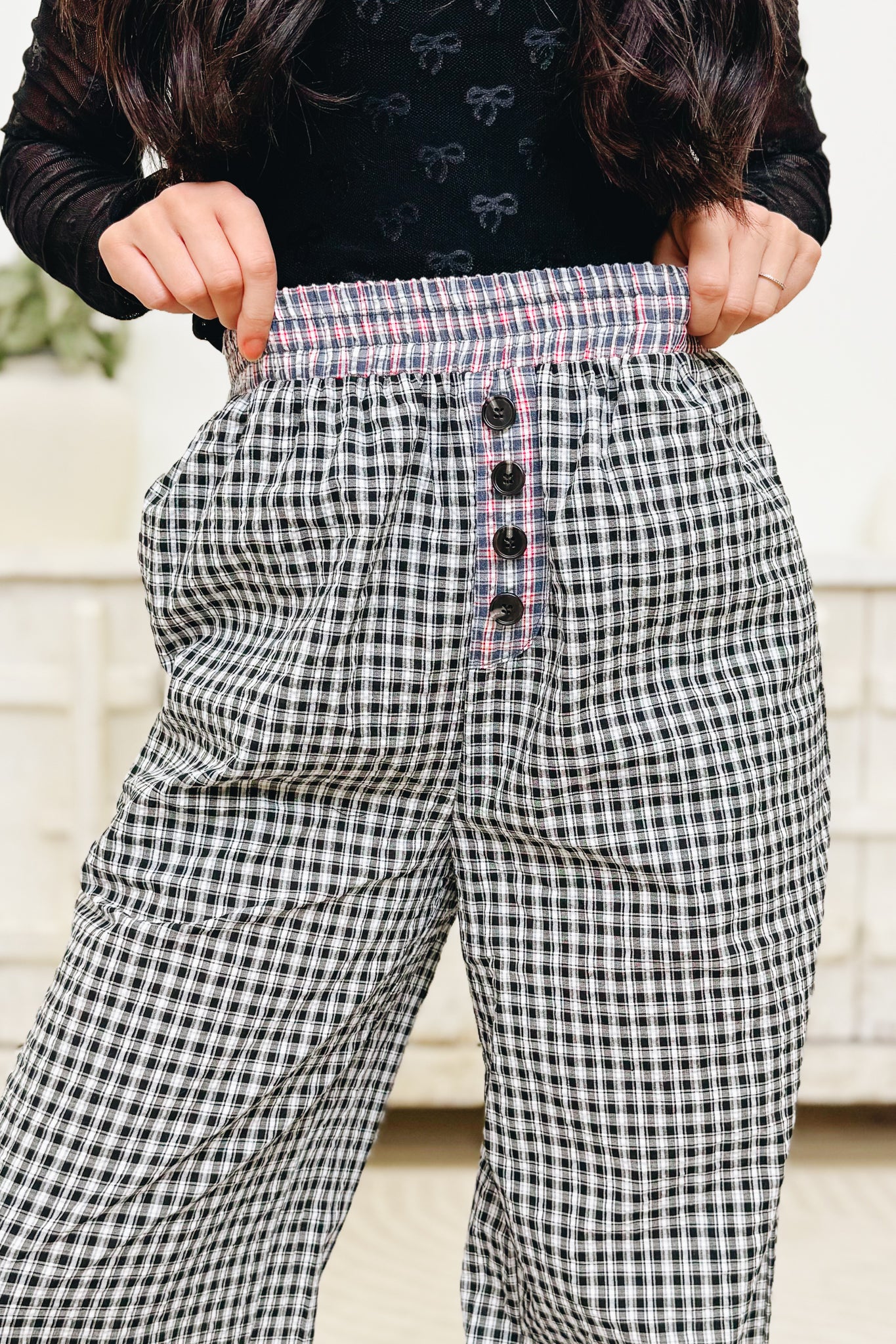 Slumber Party Pants - Black Combo