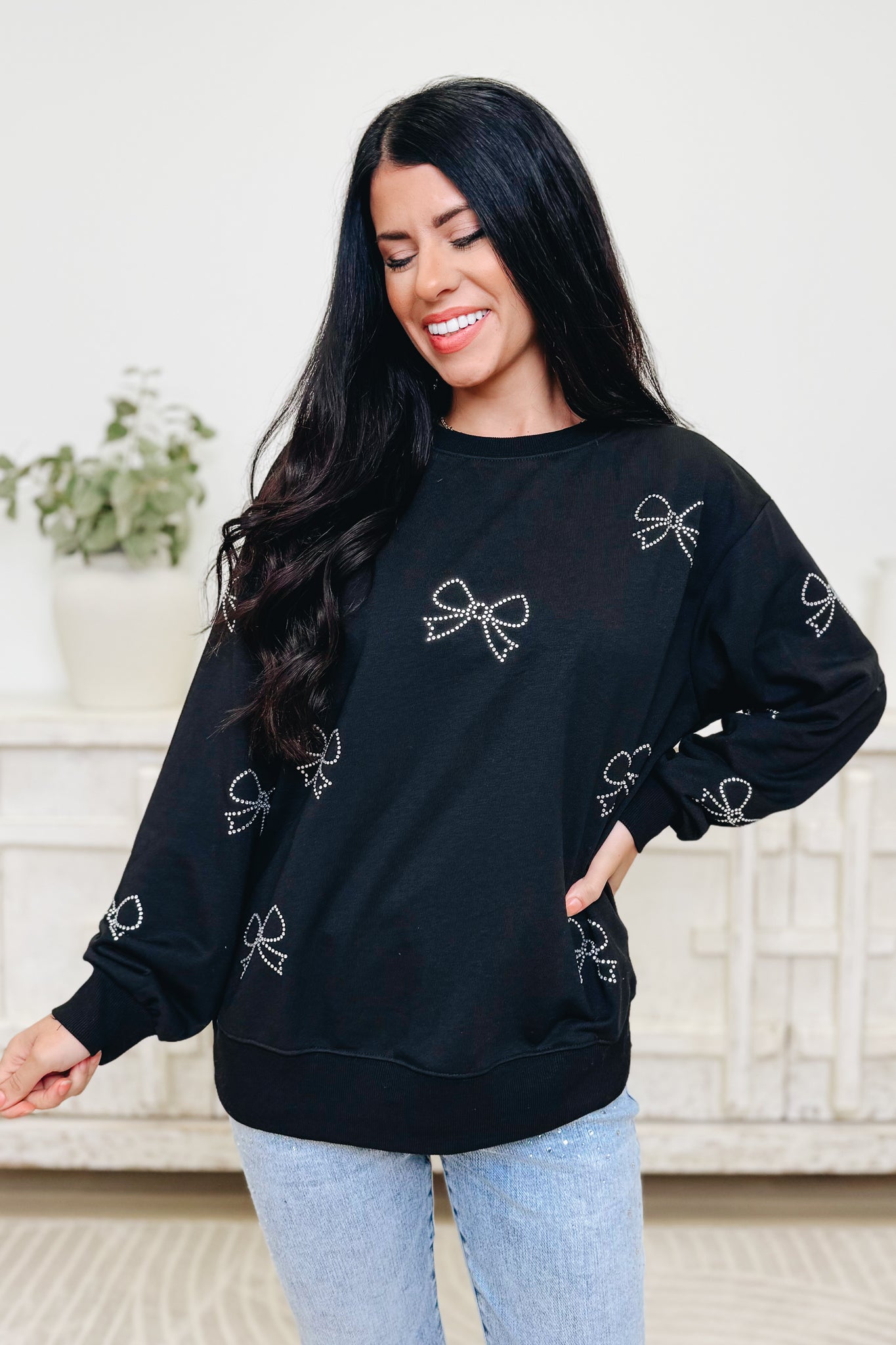 Truly Gifted Bow Sweater