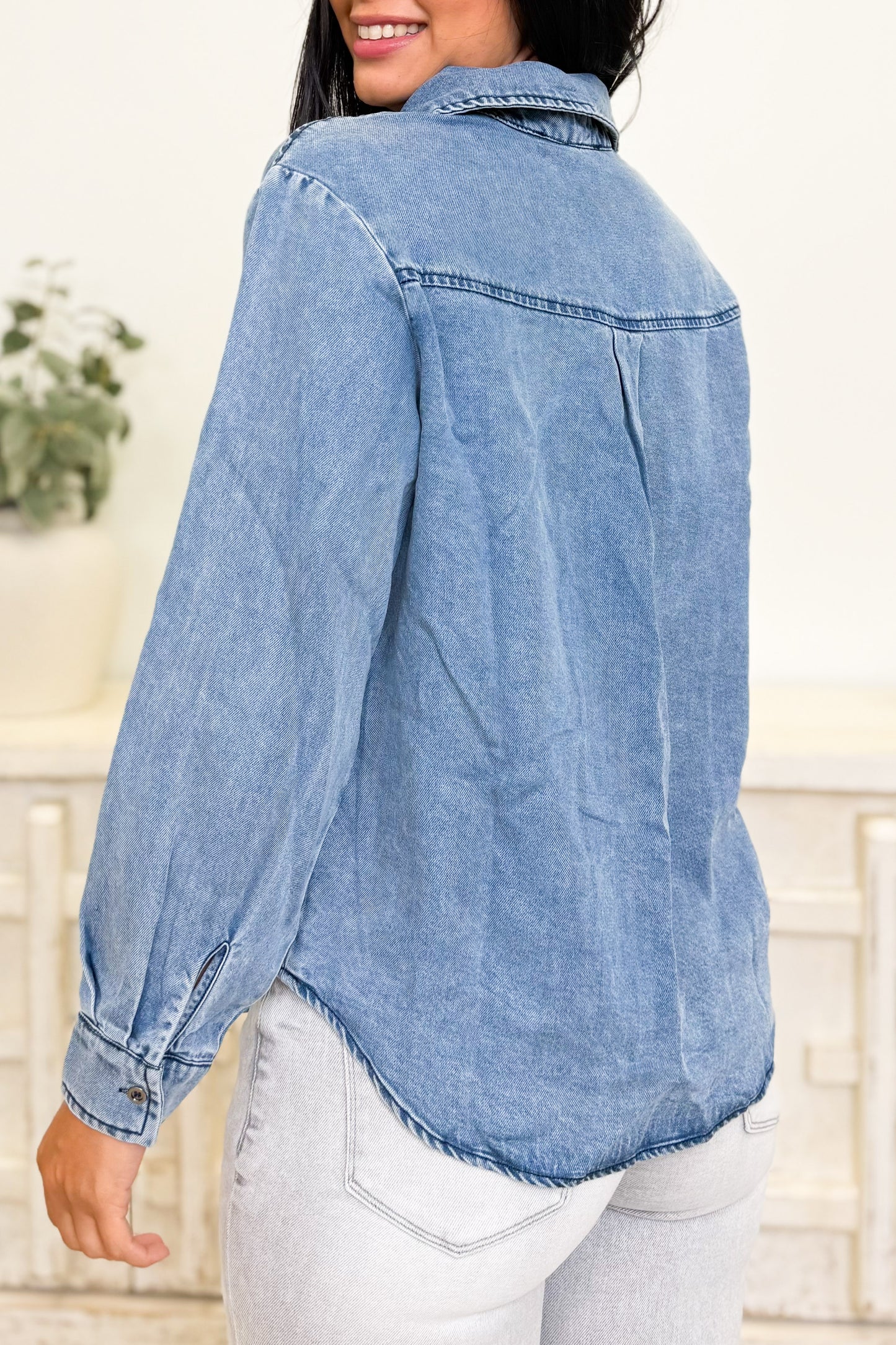 The Rhinestone Ride Button Down Top