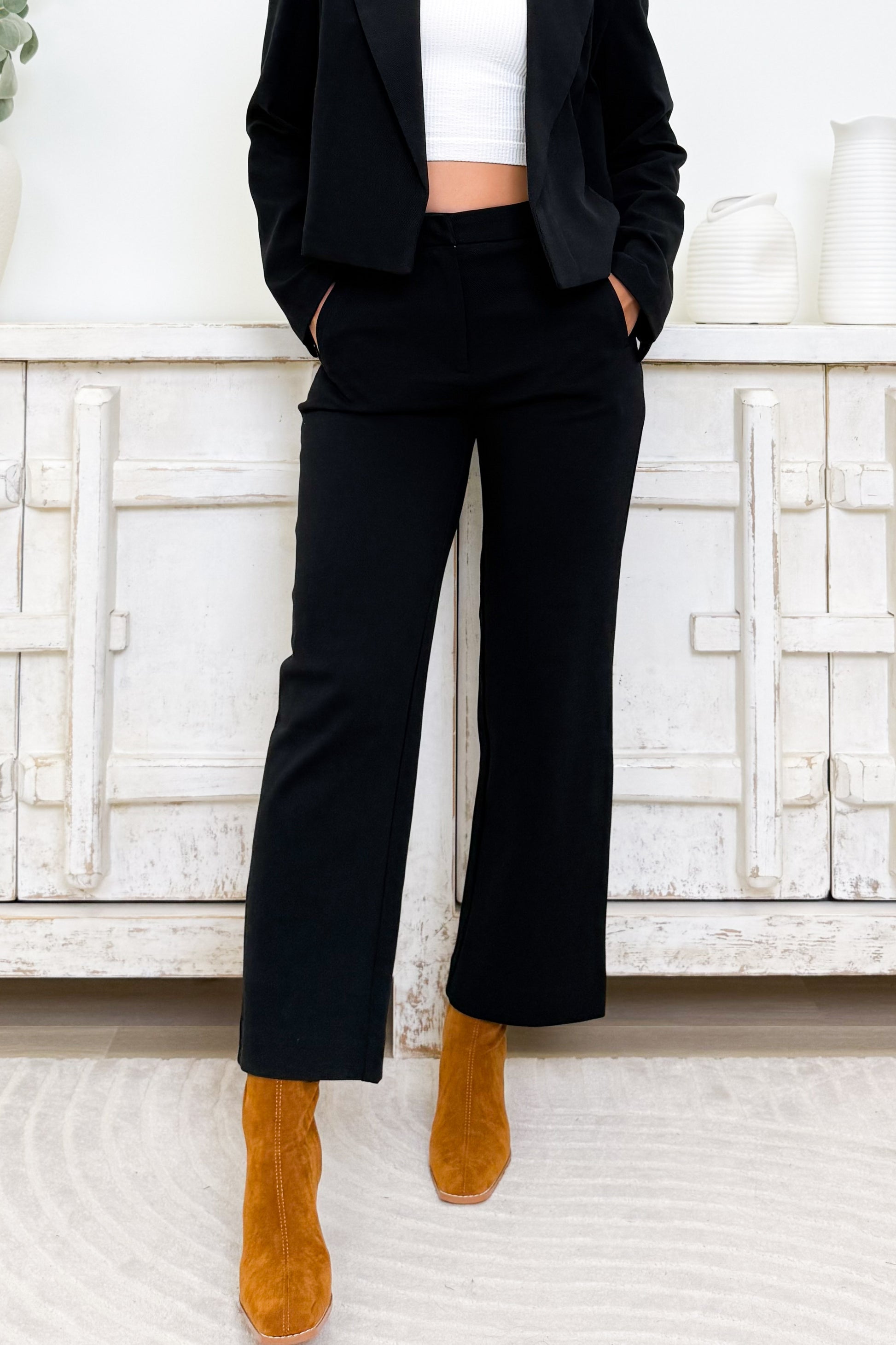 Top Of Her Class Pants - 2 Colors!