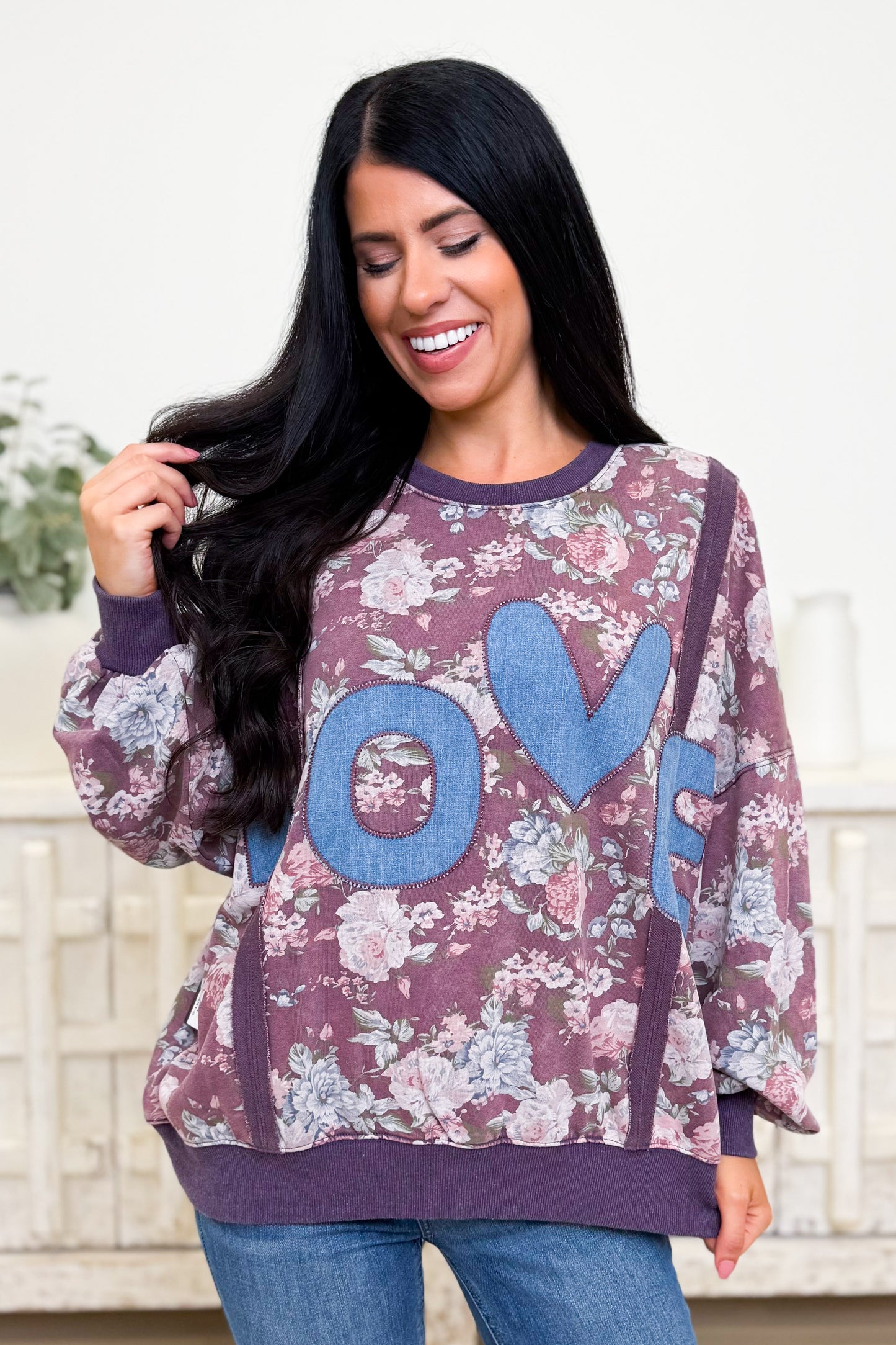 LOVE in Full Bloom Pullover Top