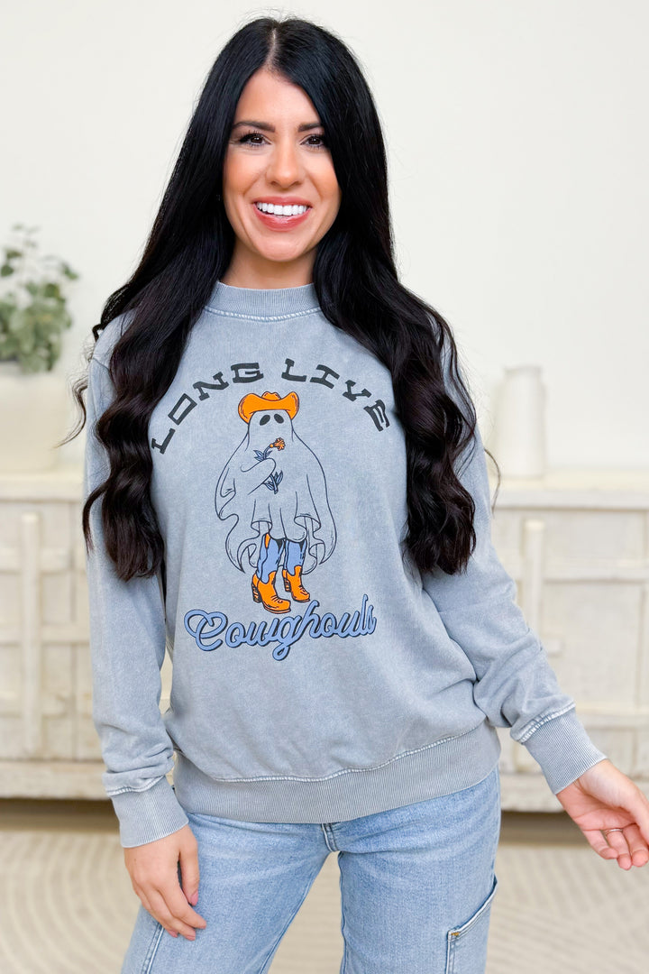 Long Live Cowghouls Graphic Sweatshirt