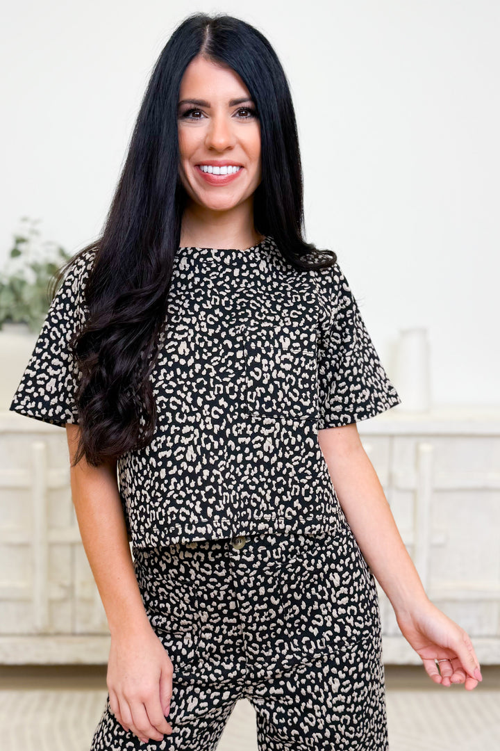 Outside The Box Leopard Top