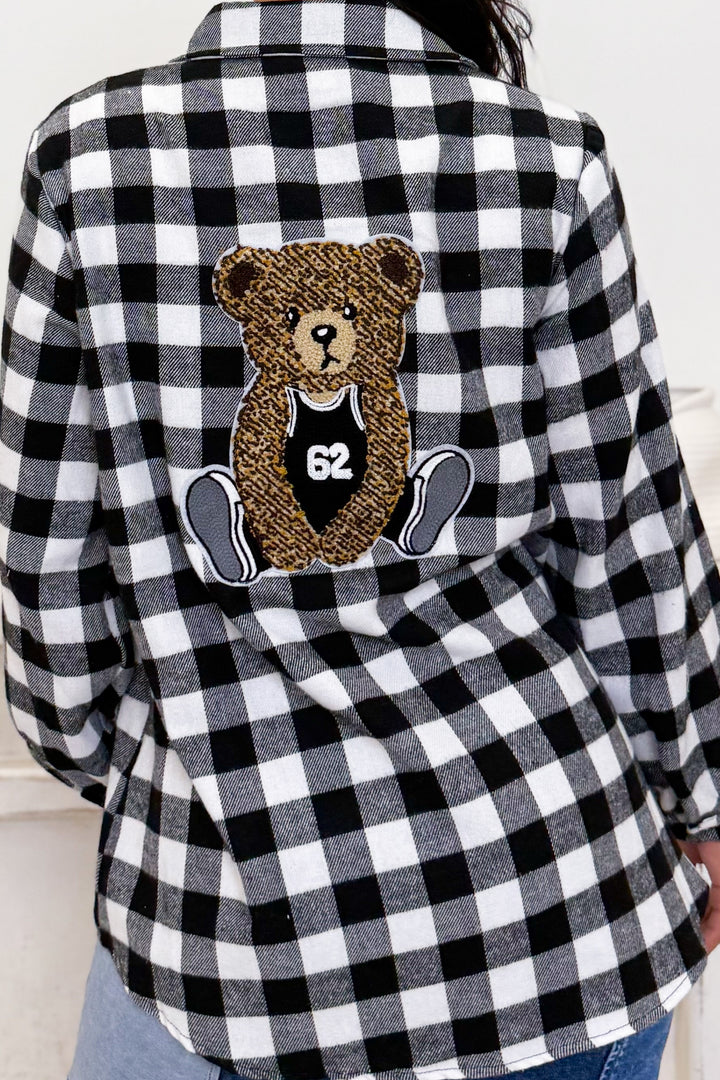 Maple Grove Flannel Button Down Top