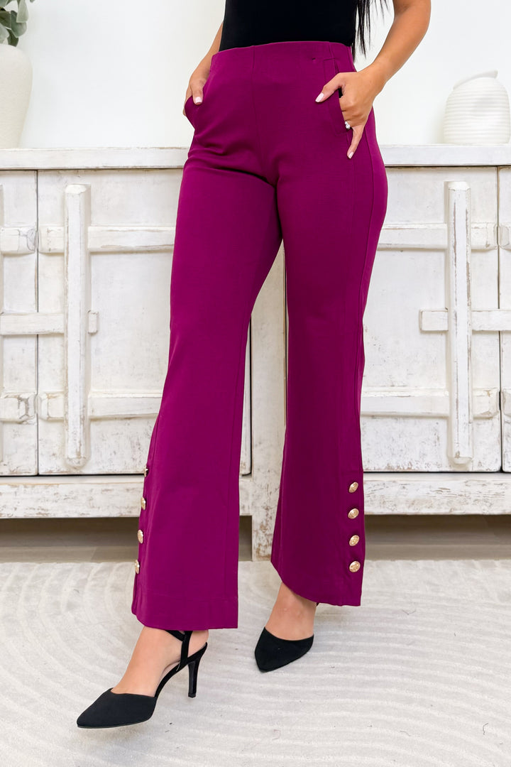 Magic Button Hem Pants - 6 Colors!