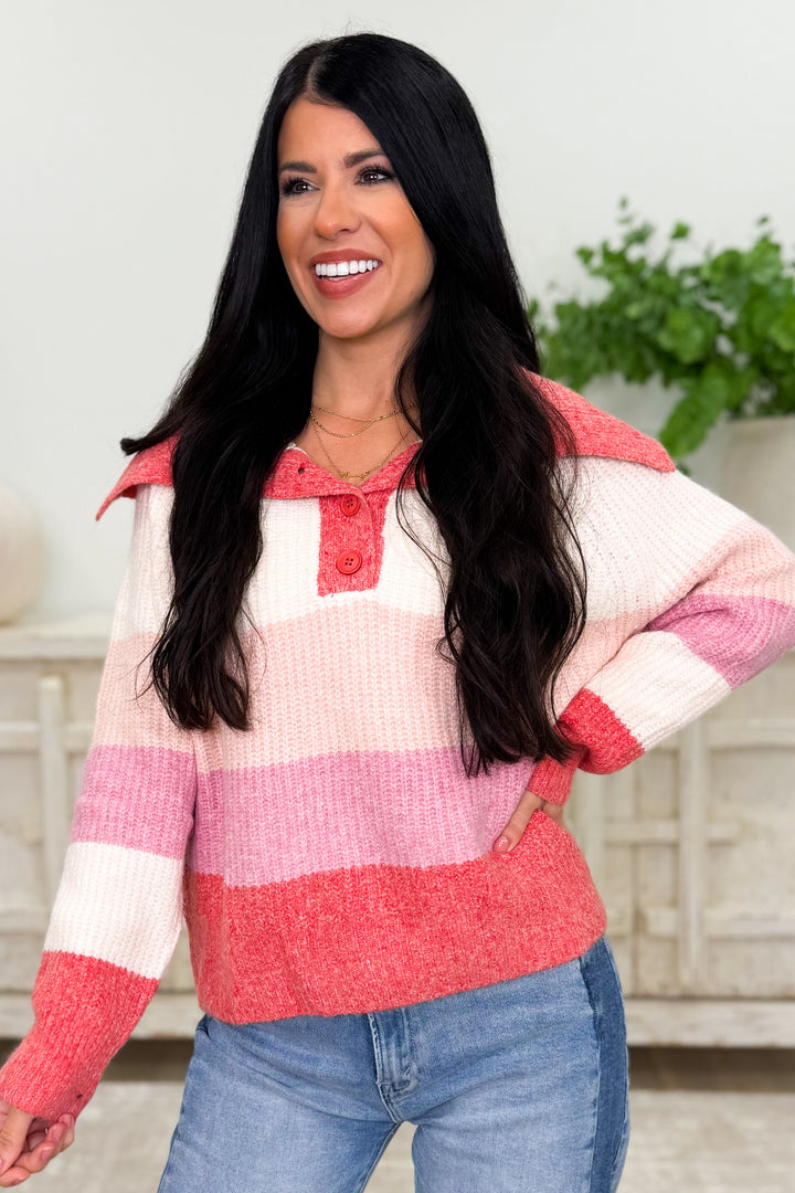 Sweet Streak Sweater Top