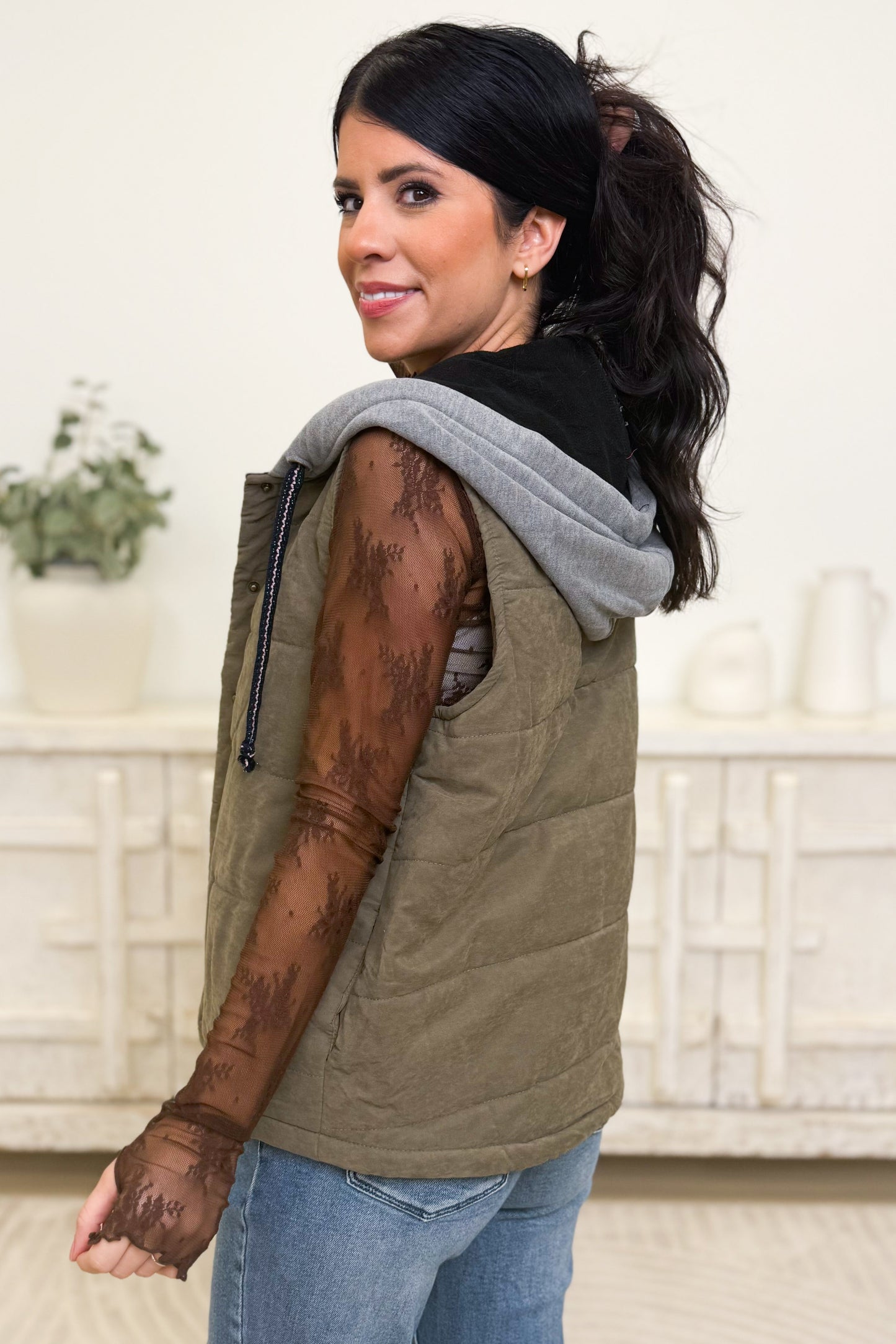 Assigned By The Divine Hooded Vest - 2 Colors!