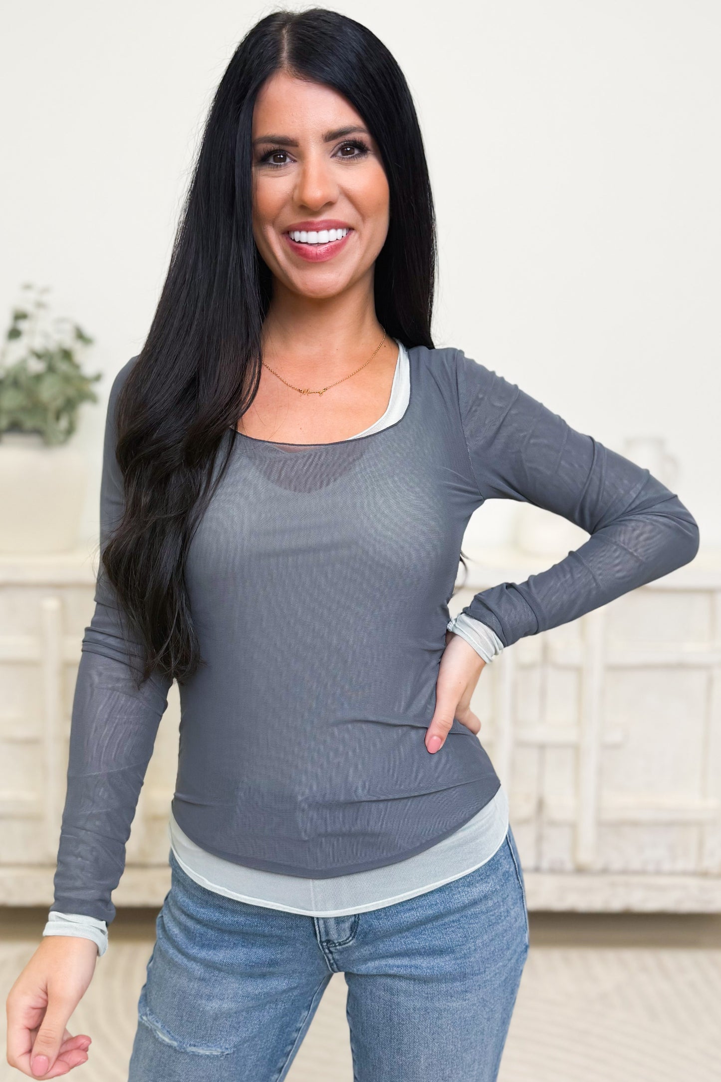 Double Trouble Top - 4 Colors!