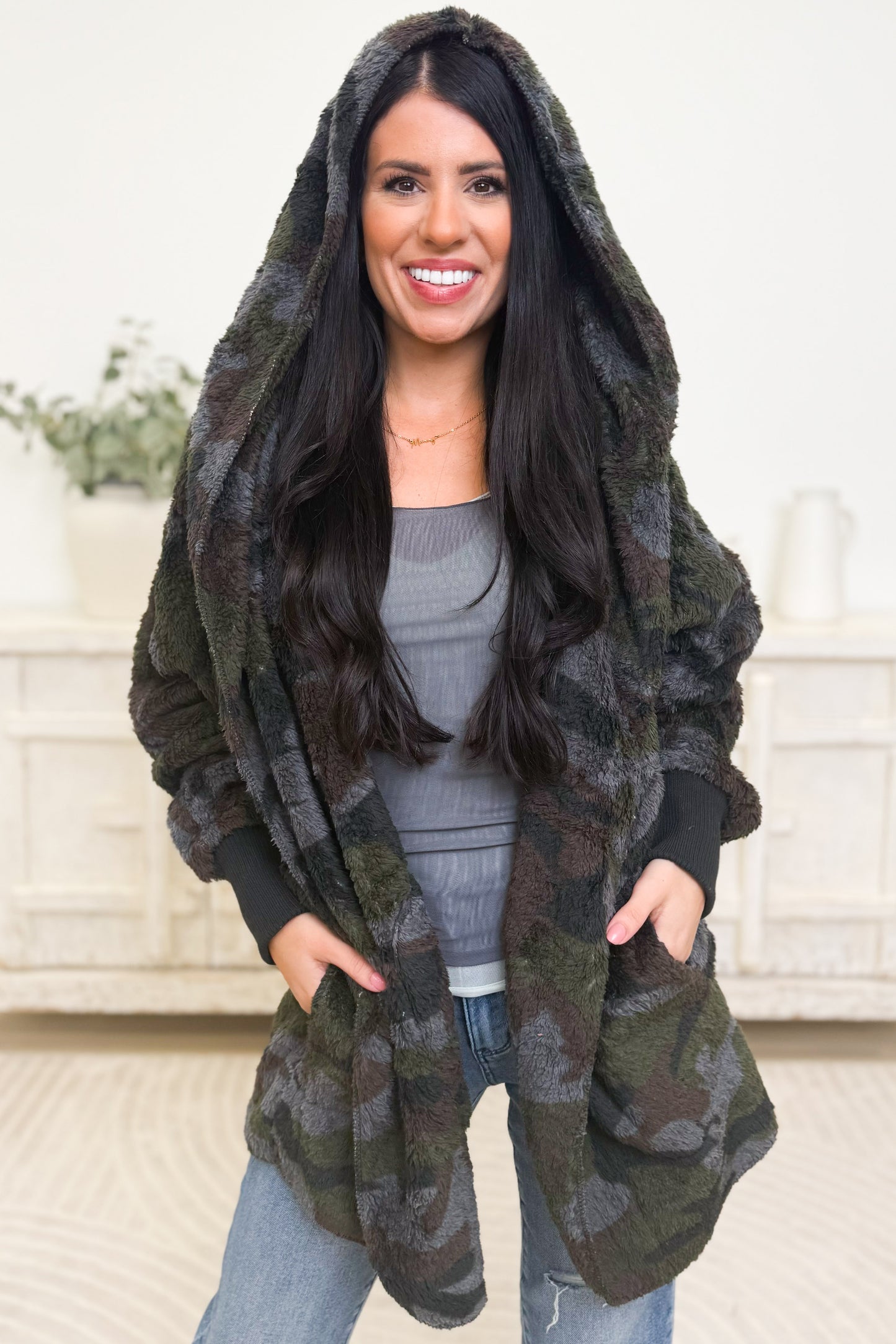 Camo Season Hooded Jacket